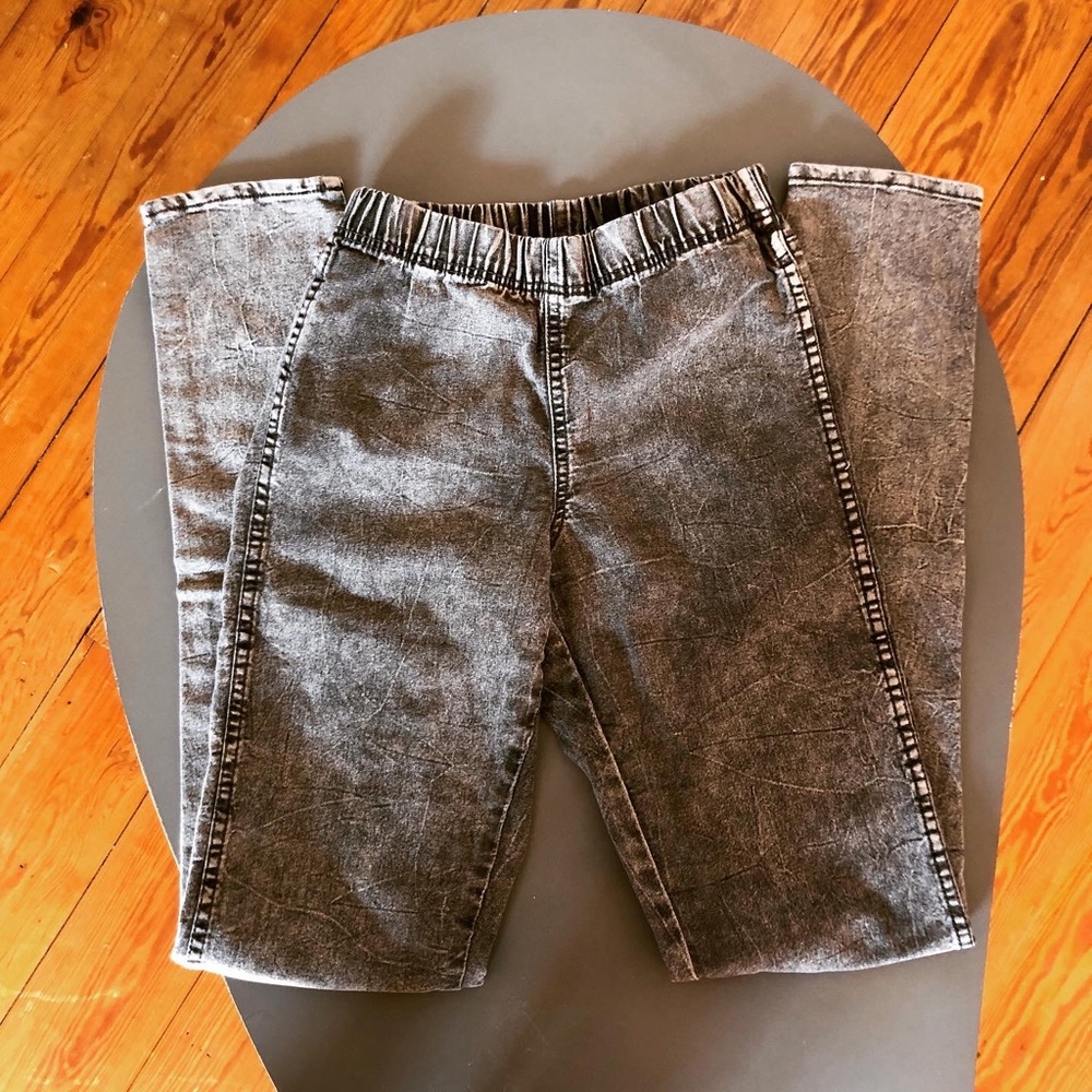 H&M Acid Washed Jean-like Stretchy Pant